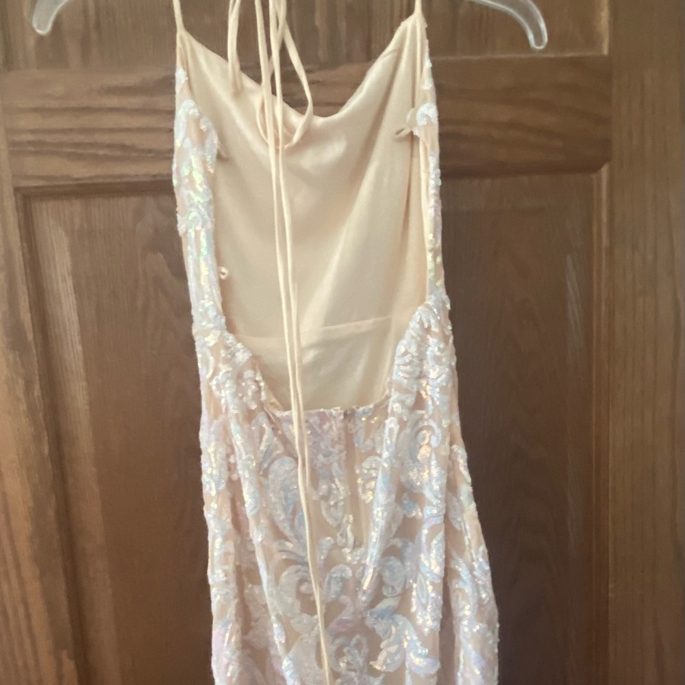 Windsor dress. Size 6. Worn 1 time / 3 hours.  Pet free smoke free home. - Picture 3 of 5